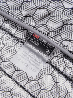 Куртка мужская стёганая с капюшоном с графеновой подкладкой бежевого цвета 9625_1B - Valianly фото 41