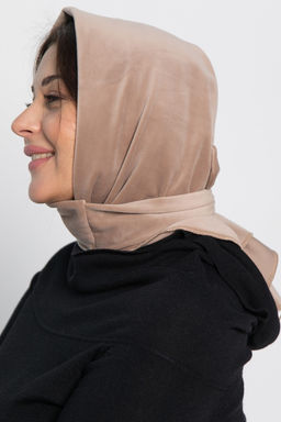Косынка с завязками Велюр (бежевая) КЗВ11-23М