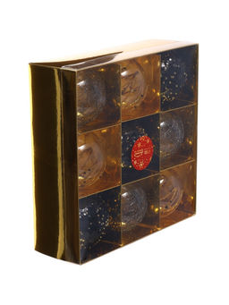 Ёлочные игрушки Шаннен, шары новогодние, d=8 см, 9 шт. созвездие - Зимнее волшебство фото 5