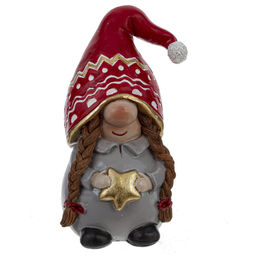 Фигурка декоративная "Гном", L8 W6 H12,5 см, 2в.