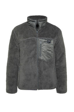 TRENDYOL MAN Siyah Regular Fit Etiket Detayl? Welsoft Pelus K?sl?k Mont TMNAW24MO00007 - Trendyolmilla фото 24