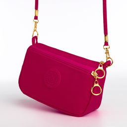 Сумка женская кросс-боди на молнии, цвет фуксия - Simaland фото 2