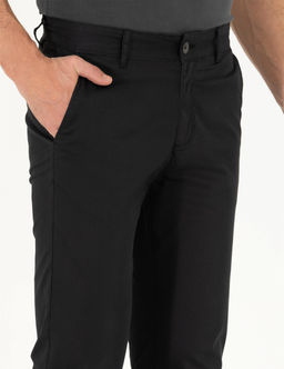 Siyah Regular Fit Kanvas Pantolon - Pierre cardin фото 5