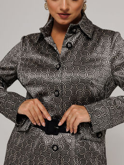 Костюм Galean Style 827 черный с серым кольца  фото 9