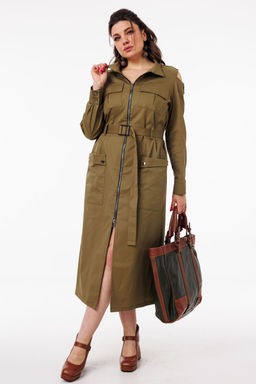 Платье ANELLI 1301 серо-ореховый