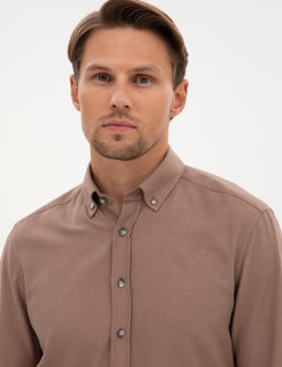 Vizon Slim Fit Uzun Kollu G_mlek - Pierre cardin фото 2