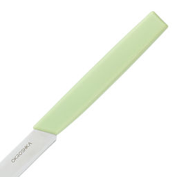 Нож для фруктов и овощей OKROSHKA САЛАТ, лезвие 10 см, зеленая ручка OK225P-GN-FR