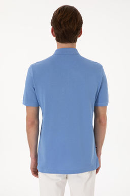 Erkek Regular Fit Polo Yaka Koyu Mavi Basic Ti__rt - U.s. polo assn фото 12