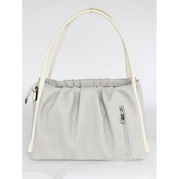 Сумка женская искусственная кожа ADEL-309, 1 отд/плеч рем, серый/беж св флотер 259820 - Adelia фото 2