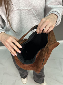 Сумка-рюкзак женская из телячьей кожи