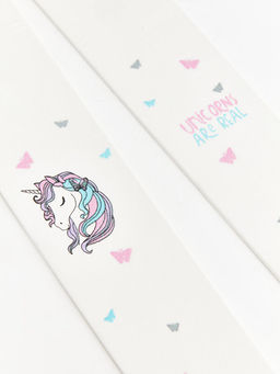 Desenli K?z ?ocuk ?nce K?lotlu ?orap - Waikiki фото 2