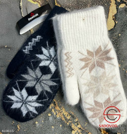 Женские теплые варежки - Bruno фото 2