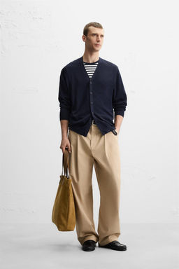 COTTON - WOOL CARDIGAN