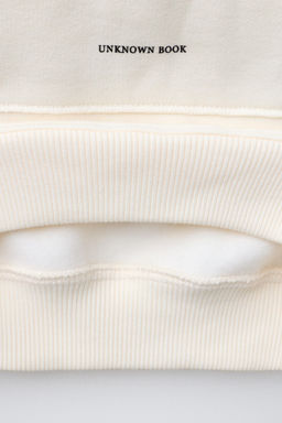 FLOCK TEXT PATCH SWEATSHIRT - Zara фото 4