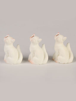 Миниатюра кукольная «Милый котик», набор 3 шт., размер 1 шт. — 1,5 × 2,4 × 4 см