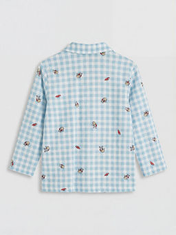 G?mlek Yaka Erkek ?ocuk Pijama Tak?m?