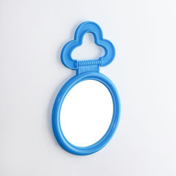 Цена за 10 шт. Зеркало настольное, круглое, настенное, 8×13.5 см, (d=6.7 см), МИКС