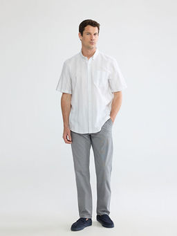 Regular Fit ?izgili Arm?rl? Erkek G?mlek