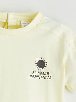 Bisiklet Yaka Erkek Bebek Ti??rt ve ?ort 2li