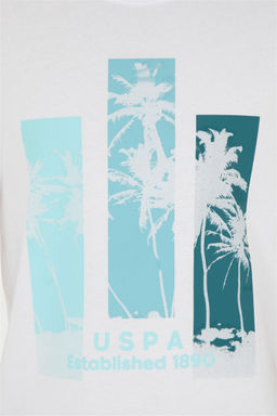 Мужская белая футболка - U.s. polo assn фото 7
