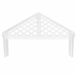 Подставка кухонная пластмассовая 25,3х25,3х15см, угловая, прозрачный, Phibo (Россия) - Домашняя мода фото 3