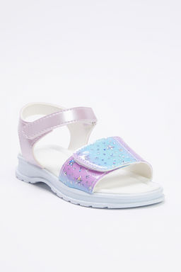 Trendyol Shoes Lila Parlak Y?ld?z Detayl? C?rt Bantl? Kucuk K?z Cocuk Kids Sandalet TAKSS25SD00027 - Trendyolmilla фото 2