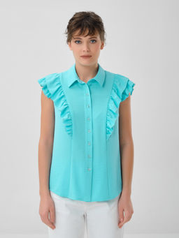 Блузка с оборками - Stilla фото 8