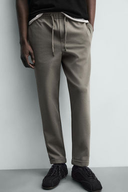 PANTAL?N CINTURA JOGGER EASY CARE / Khaki claro - Zara фото 6