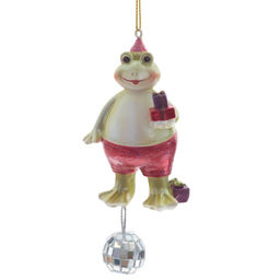 Изделие декоративное подвесное "Лягушка", L5 W3 H12 см, 2в.
