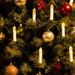 ULD-S0600-030/SGA WARM WHITE IP20 CANDLES Гирлянда светодиодная Свечки, 6м. 30 светодиодов. Теплый белый свет. Постоянное свечение. Провод зеленый. ТМ Uniel - Volpe фото 5