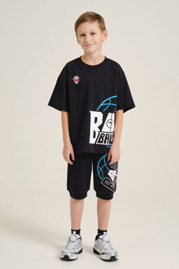 Брюки трикотажные 3/4 Черный Basketball Knit 3/4 Pants