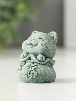 Сувенир песчаник "Манэки-нэко" набор 4 шт 4,3х4х5,5 см