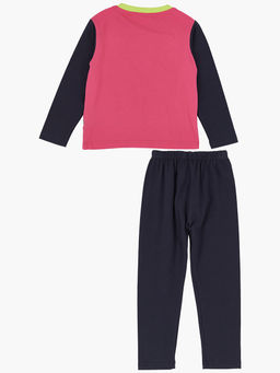 Пижама для девочки UD 1056 малиновый