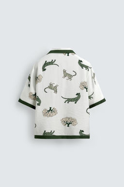 ANIMAL PRINT SHIRT - Zara фото 9