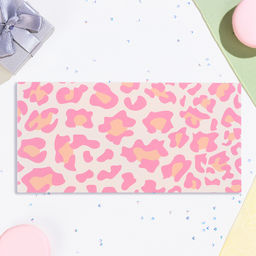 Цена за 10 шт. Конверт для денег Универсальный леопардовый принт, 16х8 см - Дарим красиво фото 2