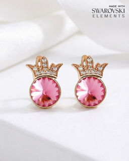 Серьги с кристаллами Swarovski