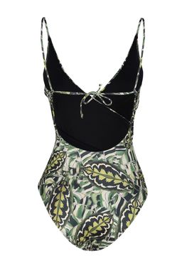 Cicek Desenli V Yaka S?rt Dekolteli Normal Paca Mayo TBESS23MA00320