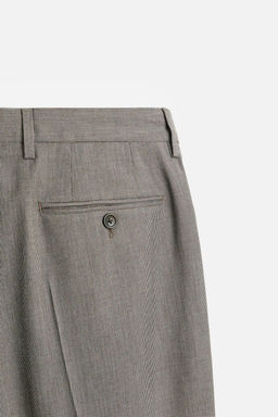 HOUNDSTOOTH SUIT TROUSERS - Zara фото 16