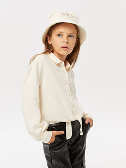 Basic Uzun Kollu K?z ?ocuk G?mlek - Waikiki фото 3