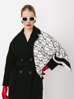 Большой мягкий очень нежный двусторонний платок - Tantino фото 4