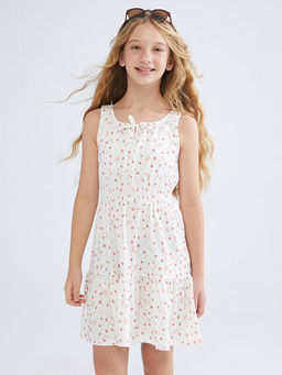 Bisiklet Yaka K?z ?ocuk Elbise