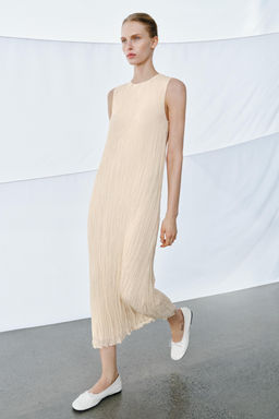 ZW COLLECTION COMBINED DRESS WITH DETACHABLE OVERLAY - Zara фото 16