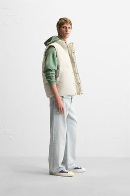 RUBBERISED PUFFER GILET - Zara фото 5