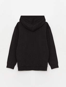Kap??onlu Uzun Kollu Erkek ?ocuk Fermuarl? Sweatshirt - Waikiki фото 2