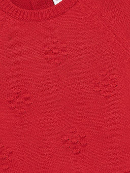 Bisiklet Yaka Desenli K?z Bebek Triko Kazak - Waikiki фото 2