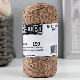 Нить кручёная 3-х прядная полипропиленовая, d=1,1 мм 150 м (набор 2 шт. беж,желт) - Simaland фото 2