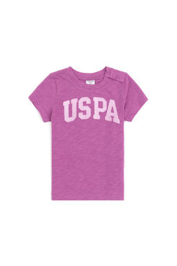 U. S. Polo Assn / Фиолетовая базовая футболка для девочек