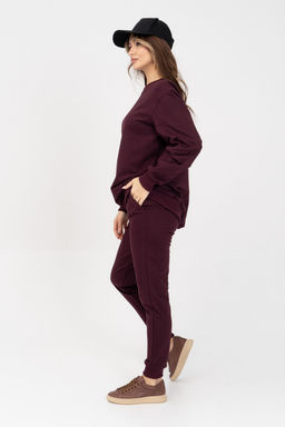 Брюки женские 449L3-33 т.сливовый - Solo mio фото 3