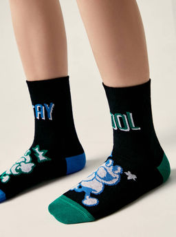 Цена за 2 пары CONTE-KIDS ВЕСЕЛЫЕ НОЖКИ черный