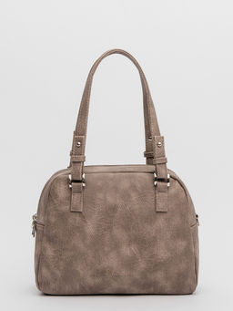 Серо-коричневая сумка классическая S.Lavia  фото 2